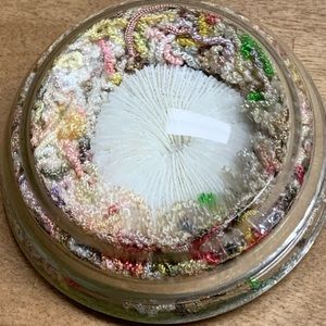 Vintage Acrylic Dome Paper Weight